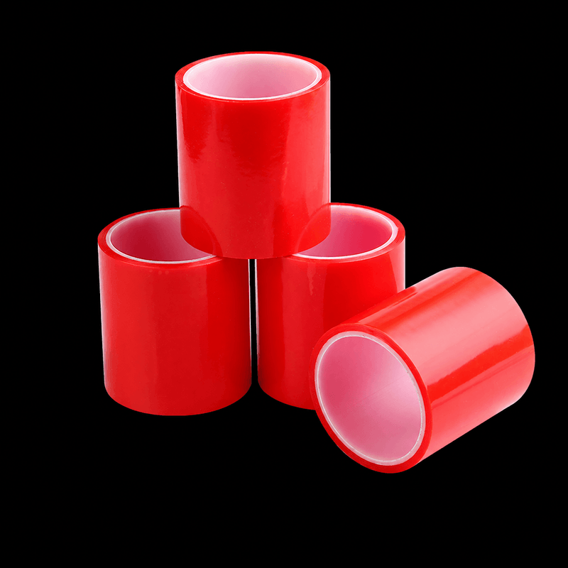 Double-sided PET Tape With Red MOPP Liner